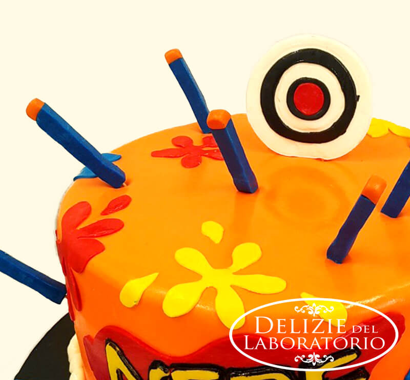 Torta Di Compleanno Milano La Passione Per I Fucili Nerf 02
