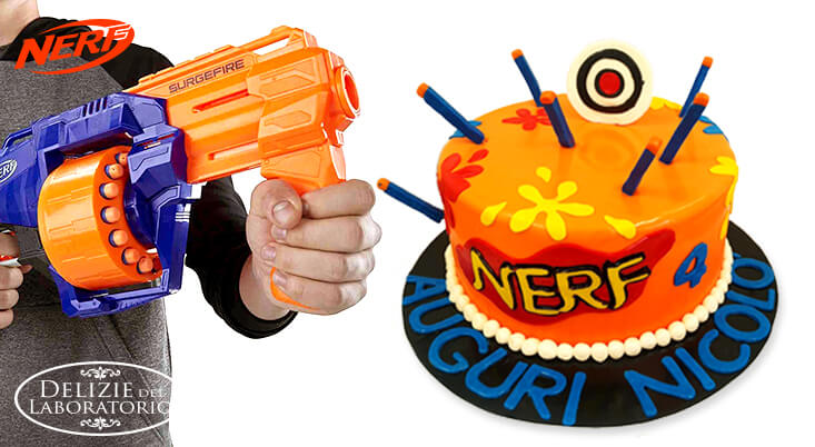 Torta di Compleanno Milano: la Passione per i Fucili Nerf Torta di Compleanno Milano: la Passione per i Fucili Nerf
